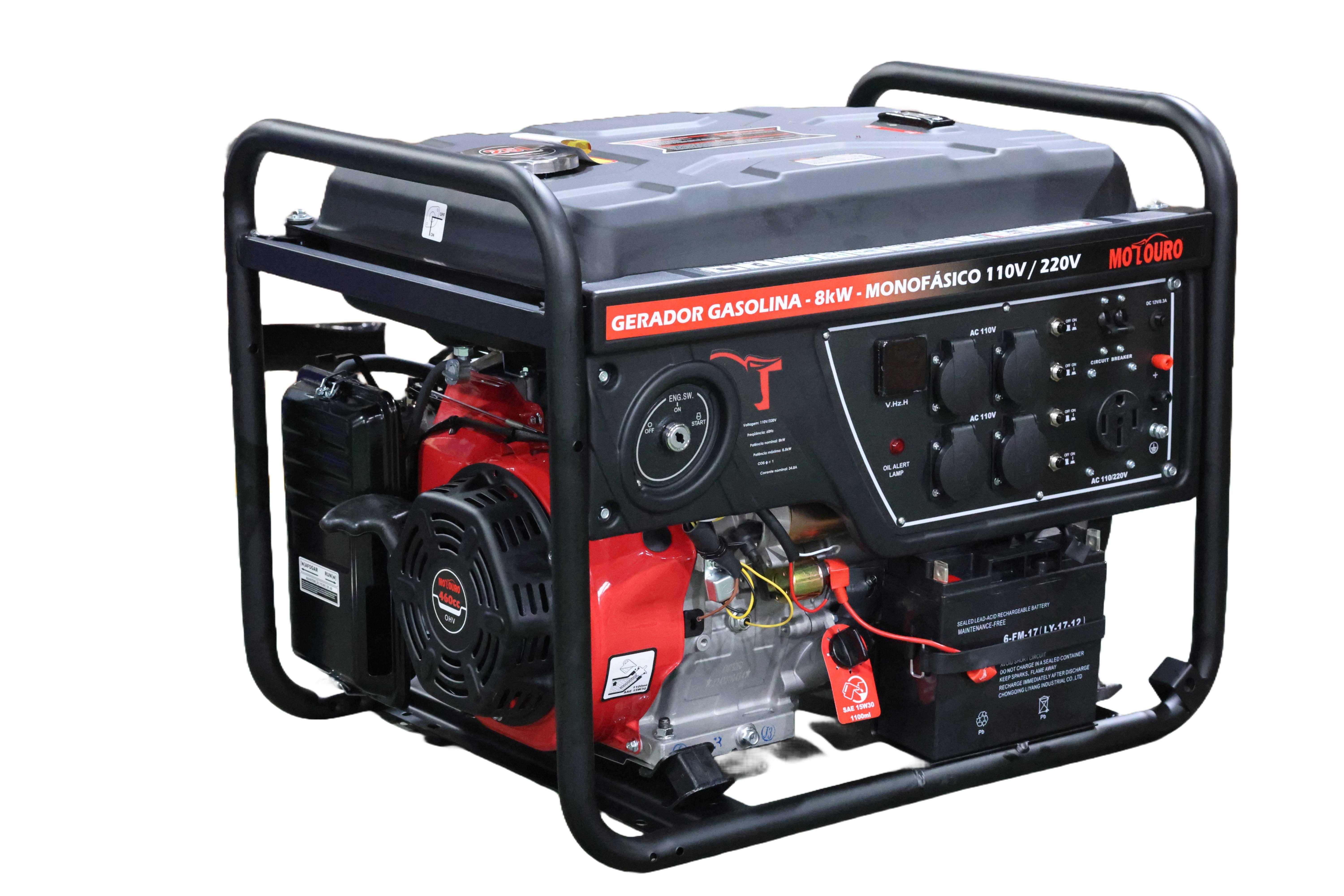 Gerador Gasolina AVR 8kW/8kVA